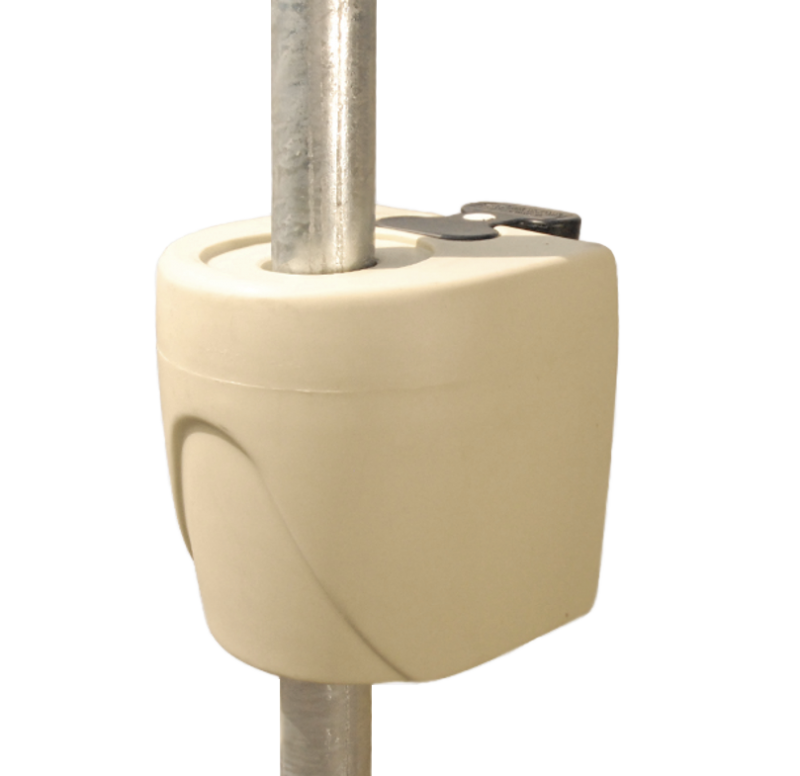 RotoDock Post Extension Attachment Kit for 3" Pipe - Beige